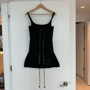 Dion Lee lace up mini dress